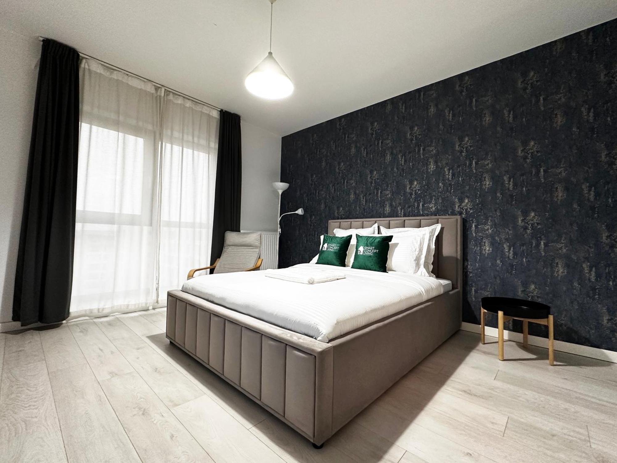 Ferienwohnung Smart Living Plaza Bukarest Exterior foto